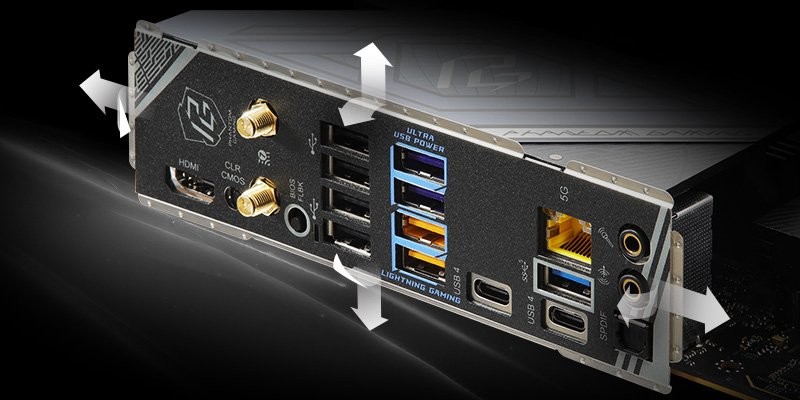Flexible Integrated IO Shield